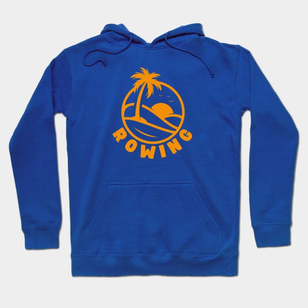 Rowing sunset Hoodie by RowingParadise